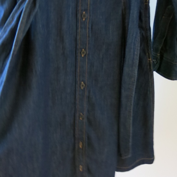 Lauren Ralph Lauren Denim A-line Shirtdress Sz. 8 - Picture 5 of 8
